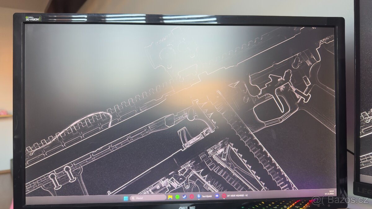 Prodám herní Asus monitor 24'' - 3