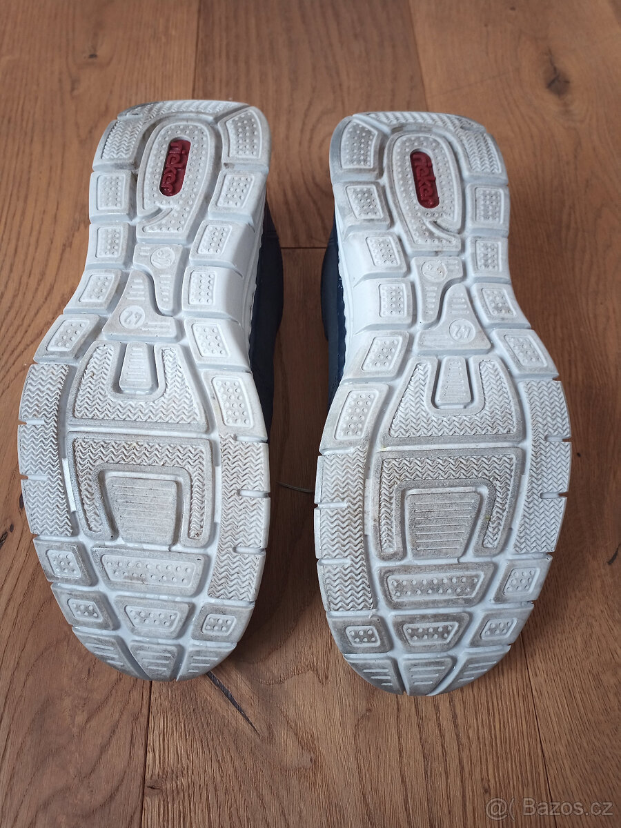 Pánské polobotky RIEKER B4820-14 modrá EU 42 - 3