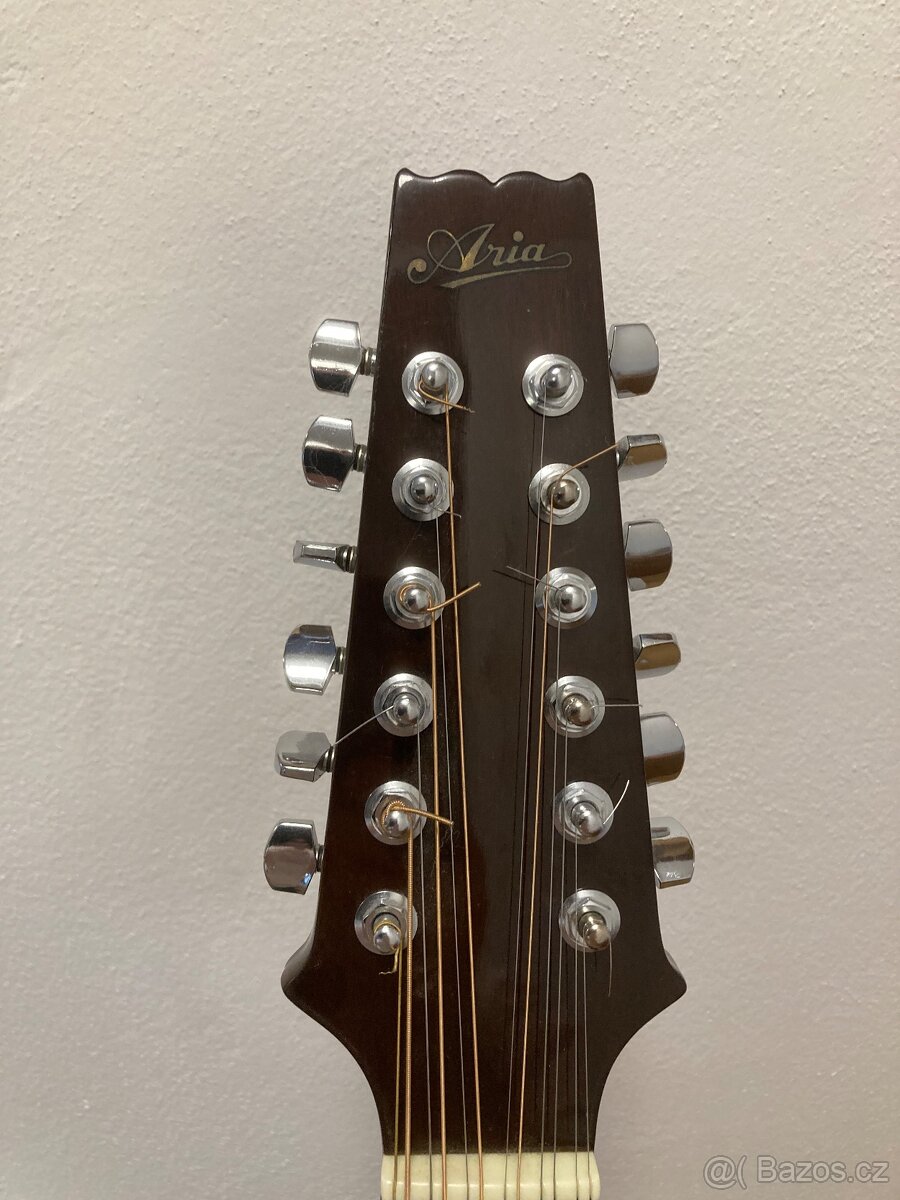 12ti strunná akustická kytara ARIA Model AW 200 T - 3