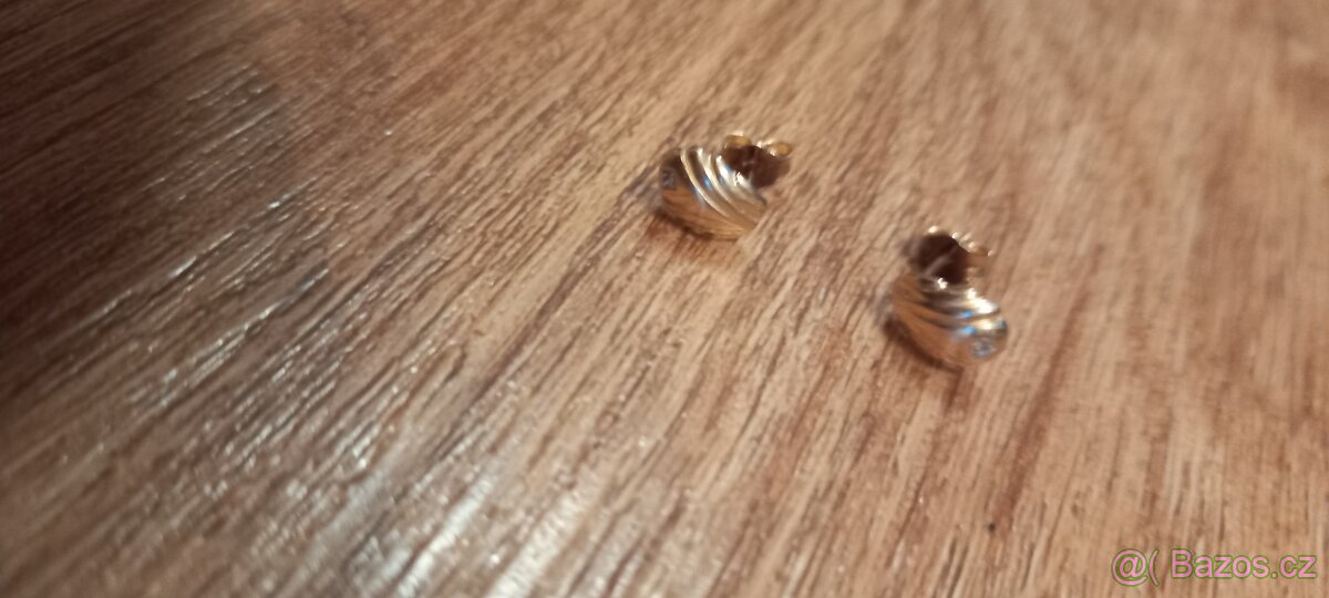 Zlaté naušnice 14karát - 3