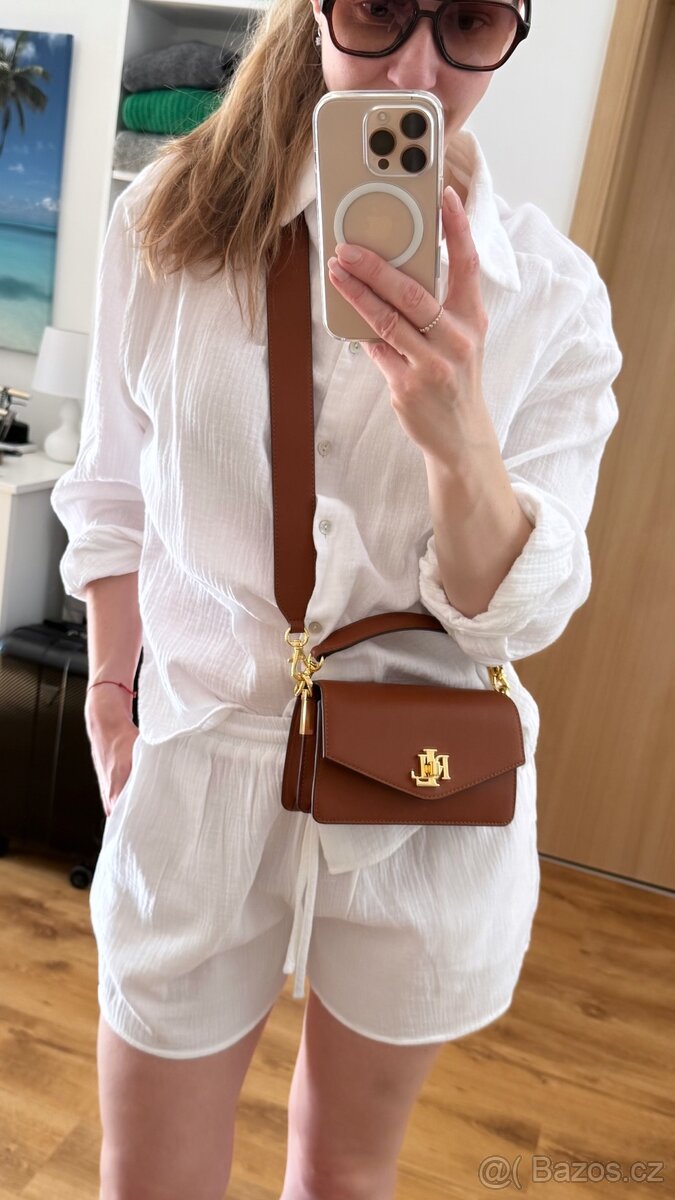 Kožená kabelka Ralph Lauren - 3