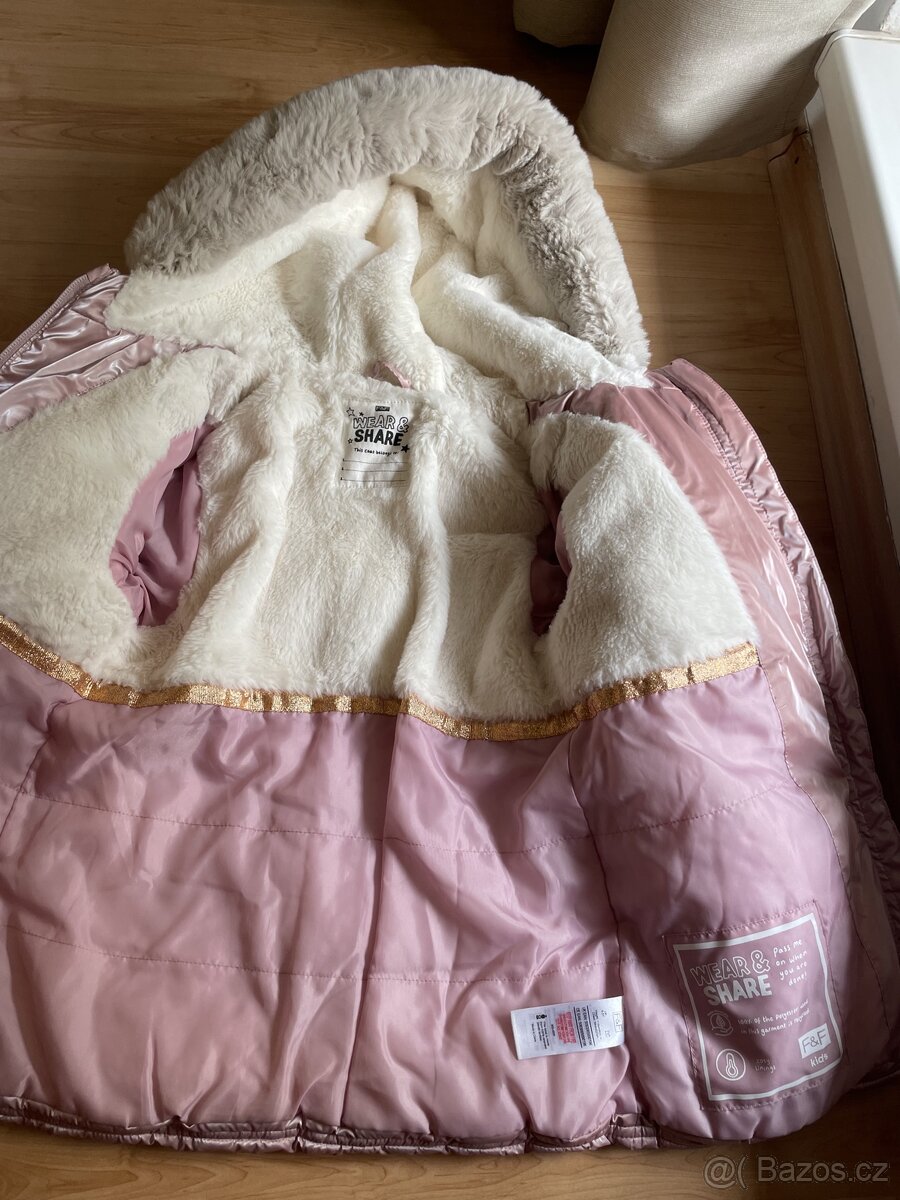 Zimní dívčí bunda 104/110 - 3