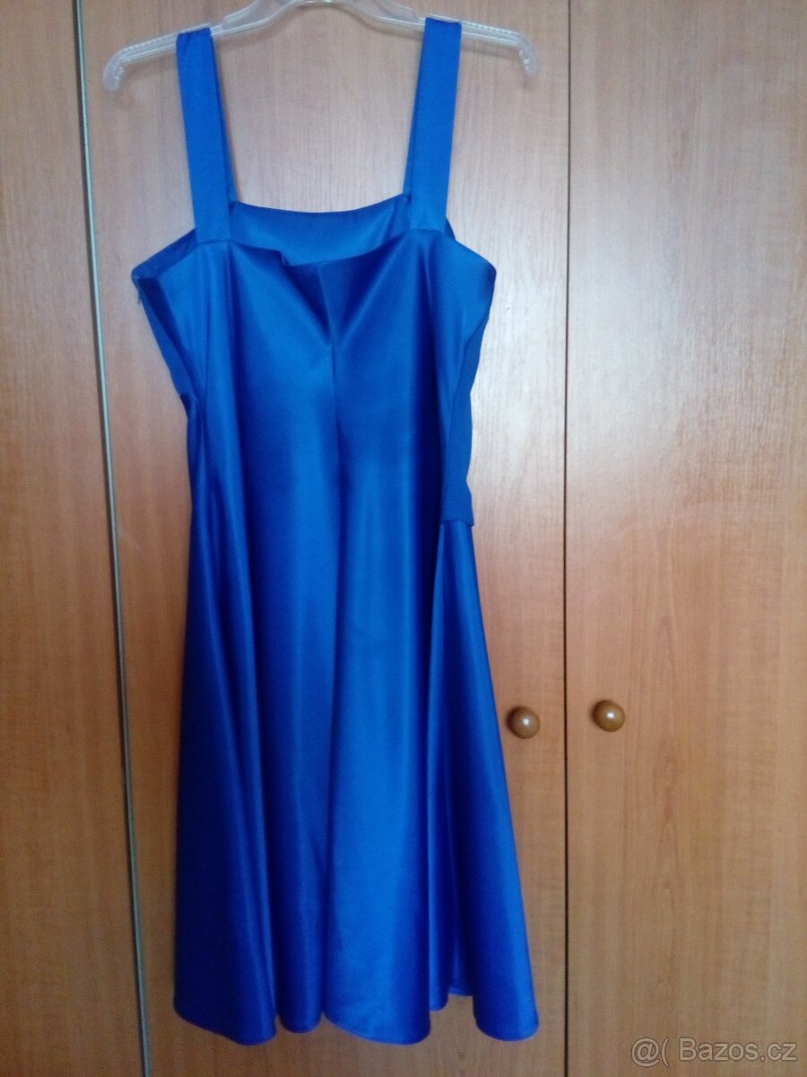 Modré společenské šaty - 3