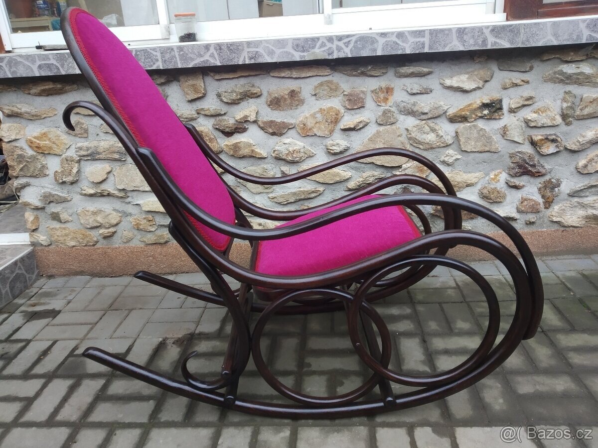 Houpací křeslo Thonet. - 3