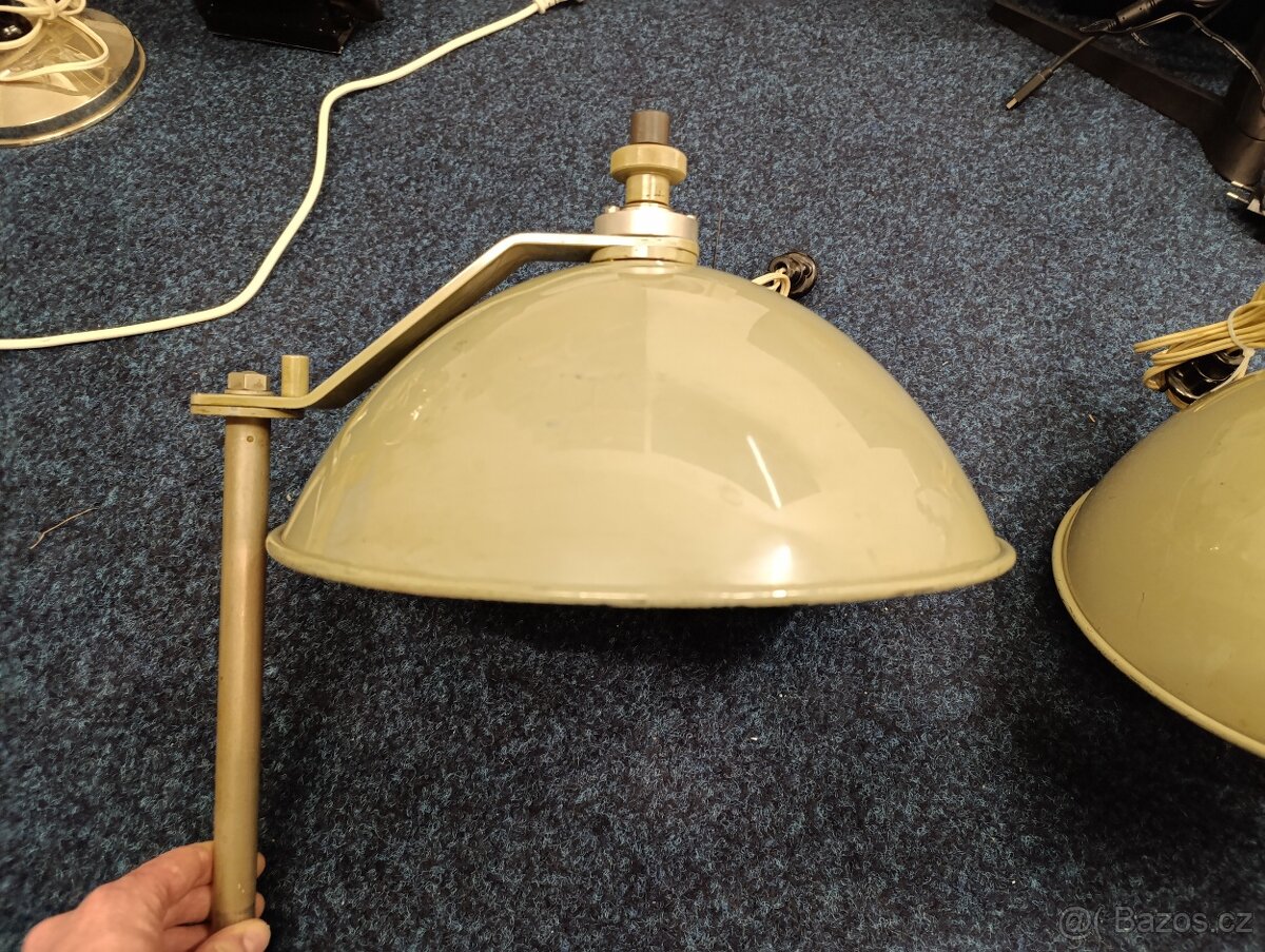 2x Retro lampy - chrom - 3