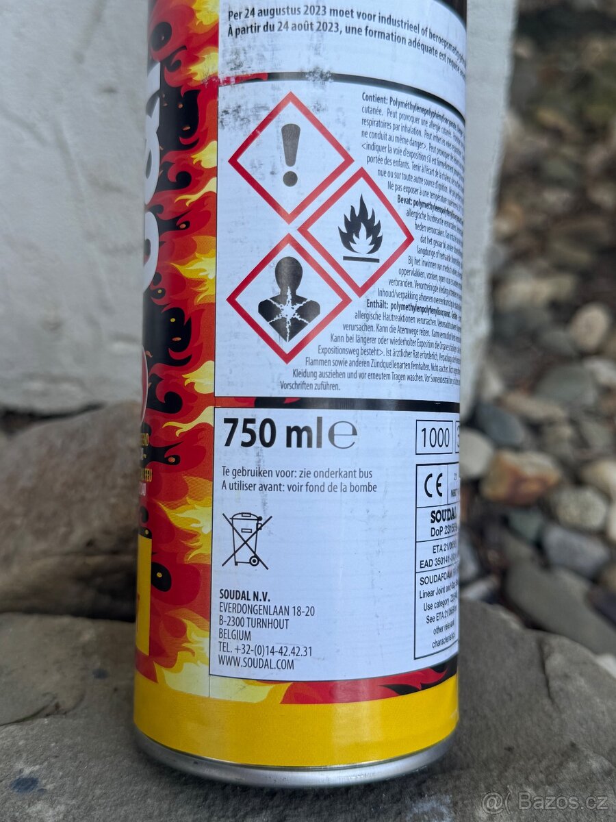 Pěna Soudal Soudafoam FR HY C&F - 3