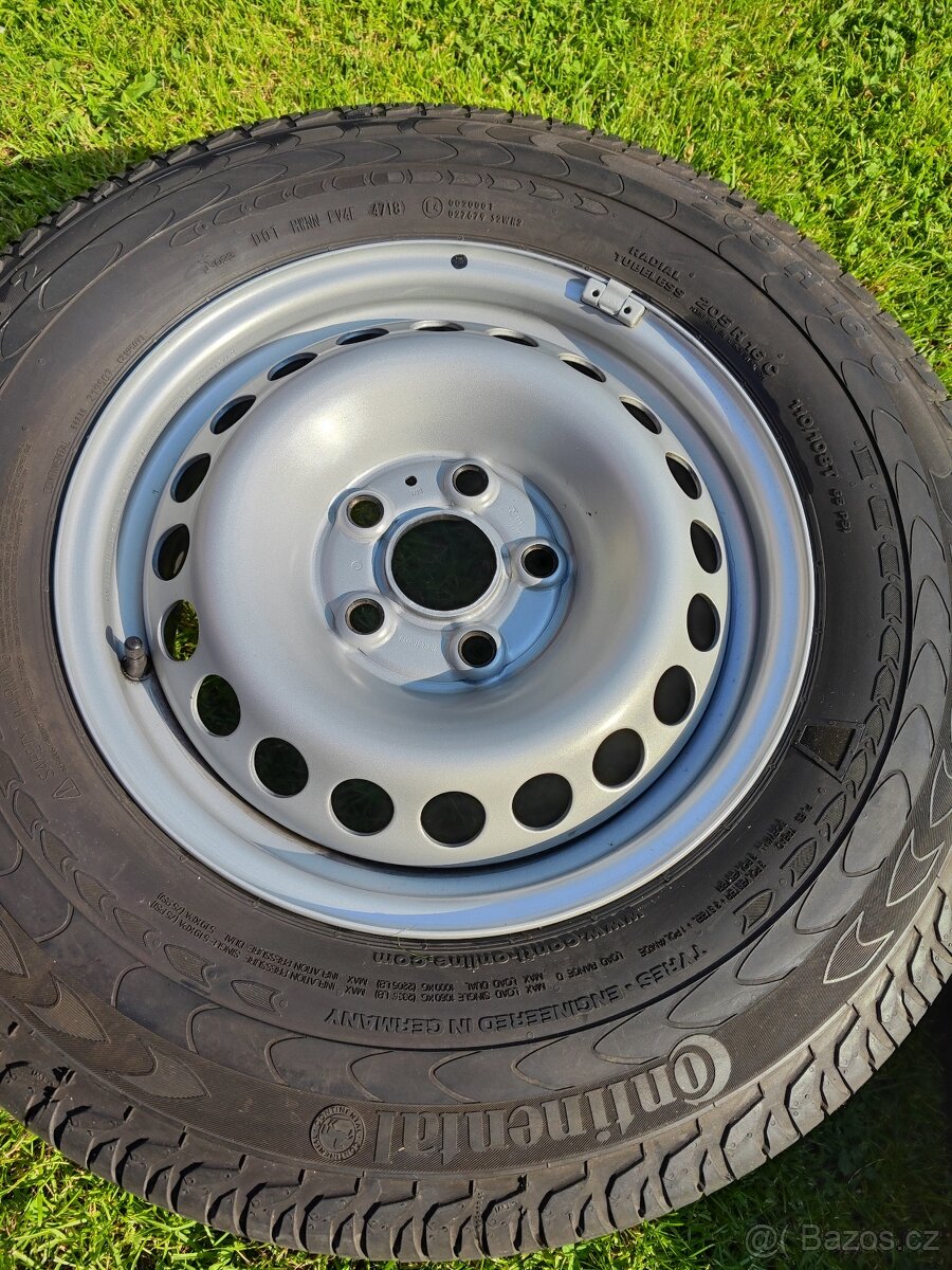 2 kola VW Amarok T5 T6 5x120 Continental 205 r16C