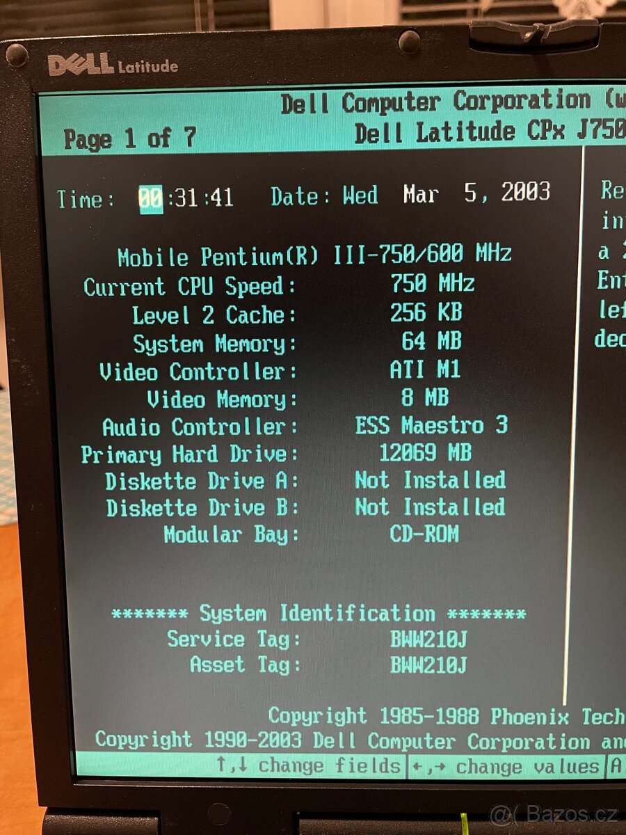 Dell Latitude CPx - 3