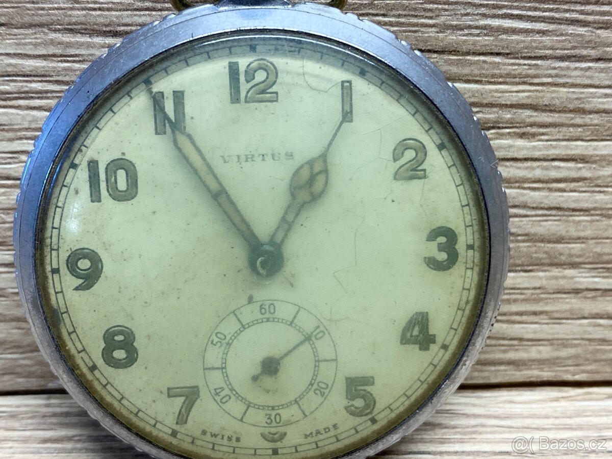 hodinky kapesní hodinky cibule staré hodinky švícarské - 3