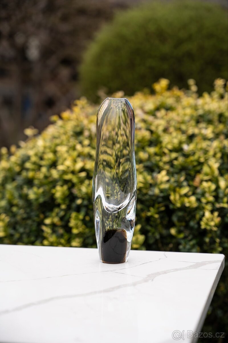 Krásná váza z hutního skla - Josef Rozínek - 3