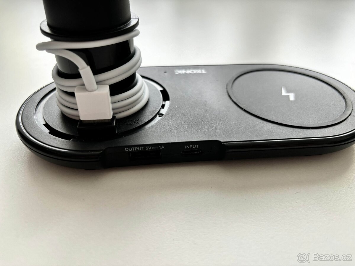 Bezdrátová nabíječka - telefon iPhone Apple Watch - 3