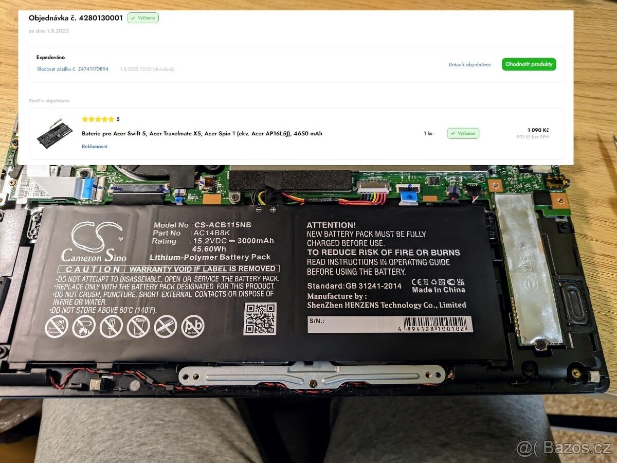 Acer Swift 3 – výkonný notebook | NOVÁ baterie | Windows 11 - 3