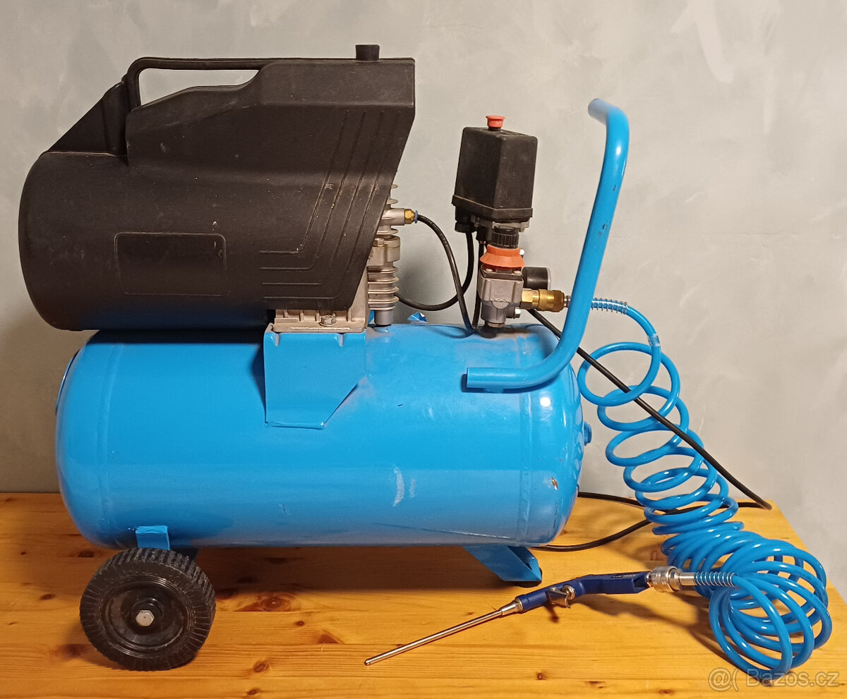 Bezolejový kompresor Güde Dragon 210/8/24 + příslušenství - 3