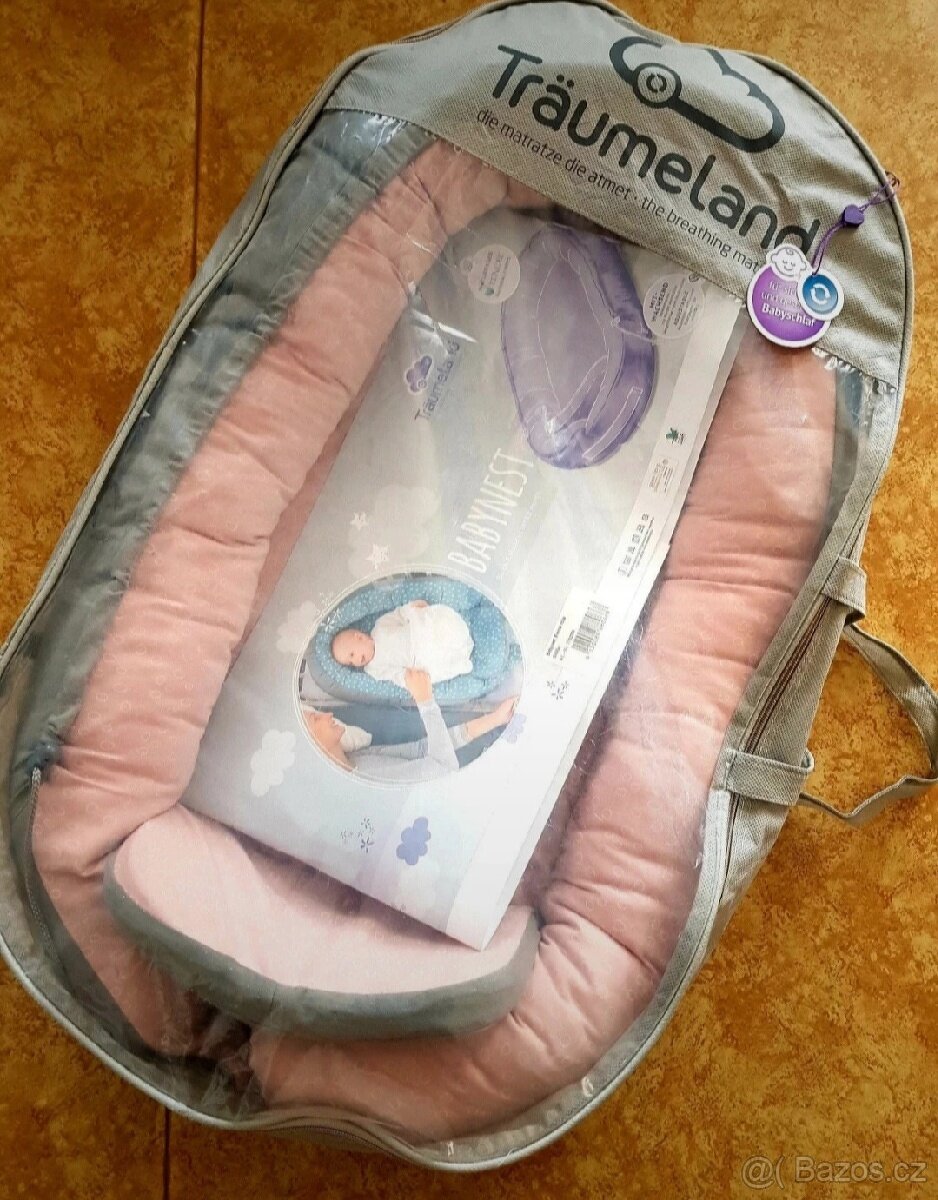 Hnízdečko Träumeland Krause rose s integrovanou matrací - 3