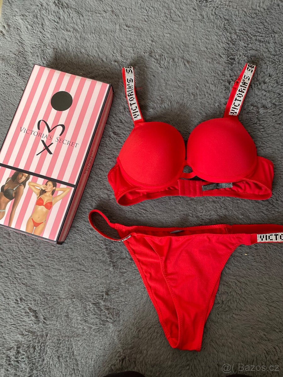 Červený komplet Victoria’s secret - 3