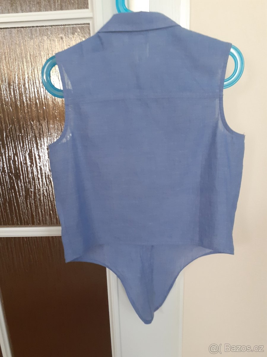Dívčí letní košile H&M, vel. 140 - 3