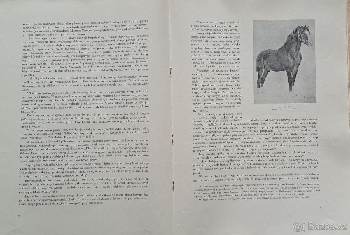 Stanislaw Maslowski 12 akvarelovych reprodukcí - 3