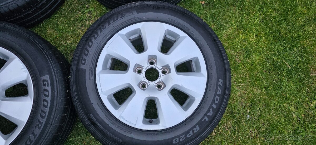 Disky Audi 16" A6, 225/60/16 - letní- pošlu na dobírku - 3