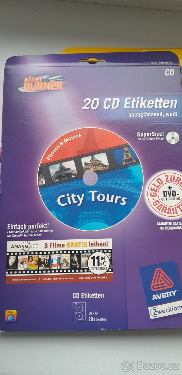 Etikety na CD/DVD - 3