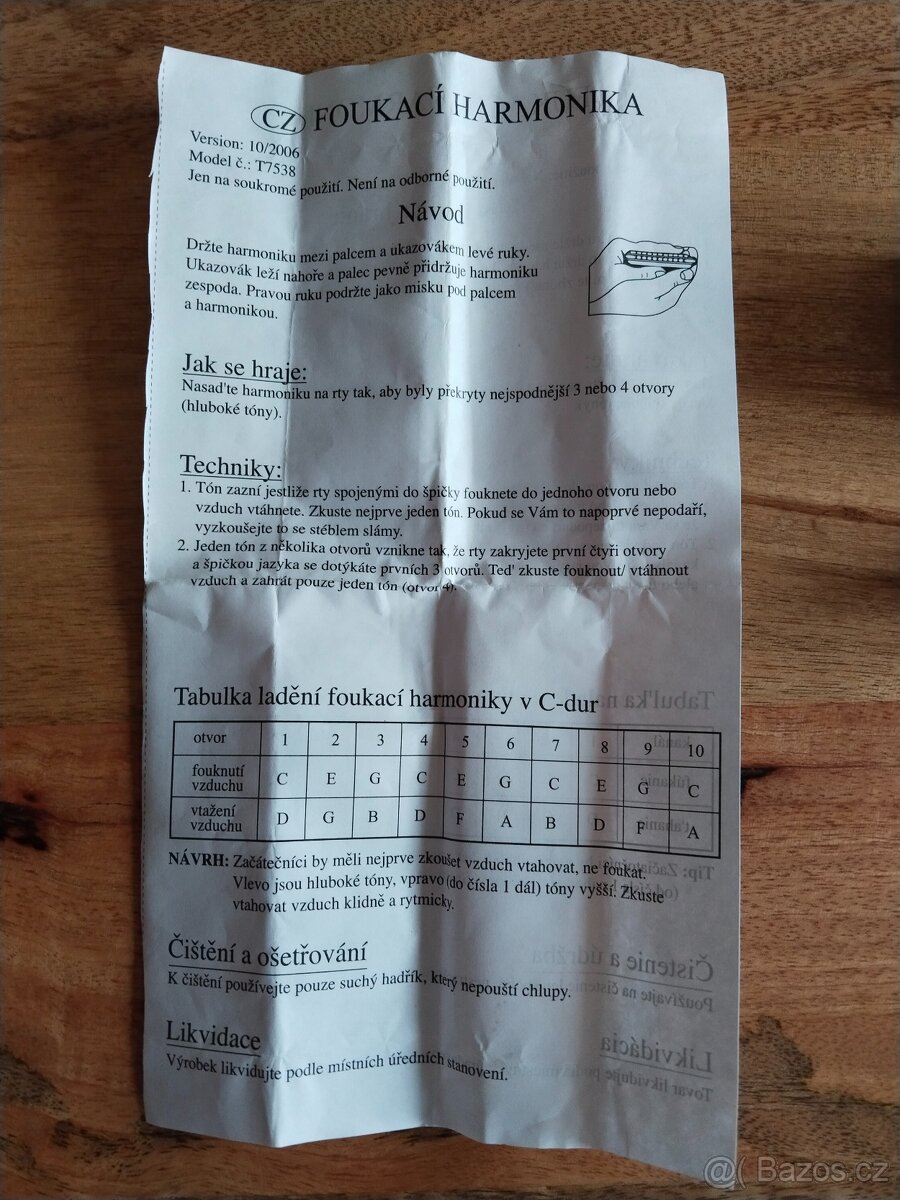 Foukací harmonika - 3