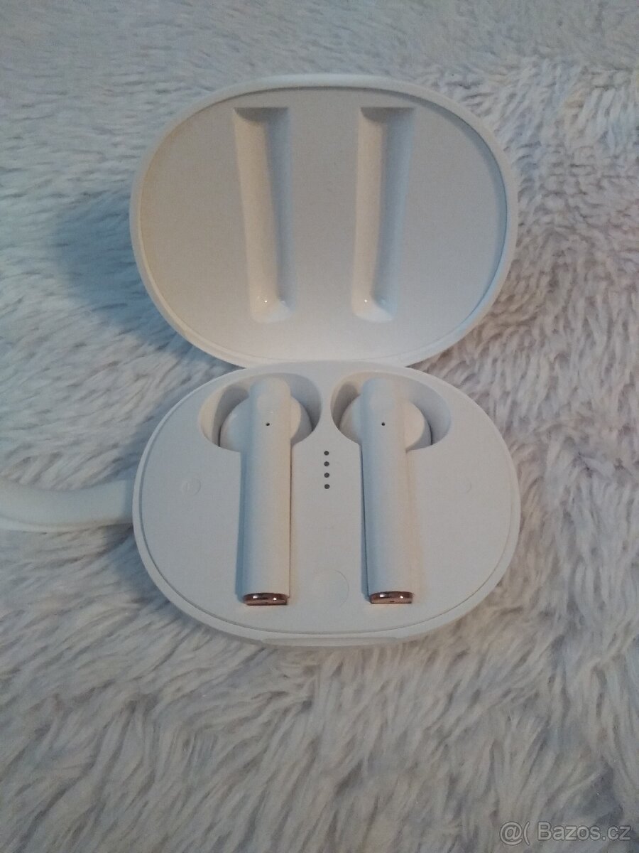 Bezdrátová sluchátka Baseus Encok True W05, bílé - 3