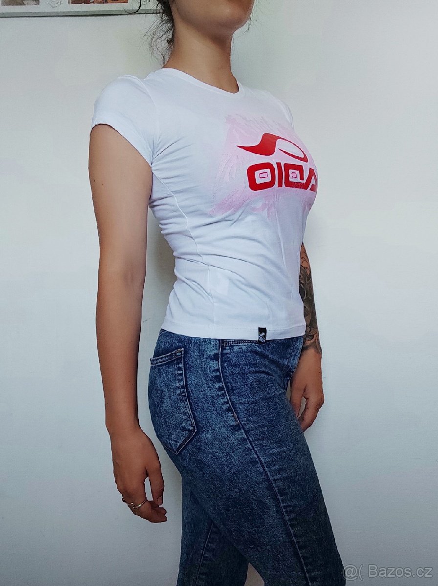 Nové bílé triko s krátkým rukávem Adio - 3