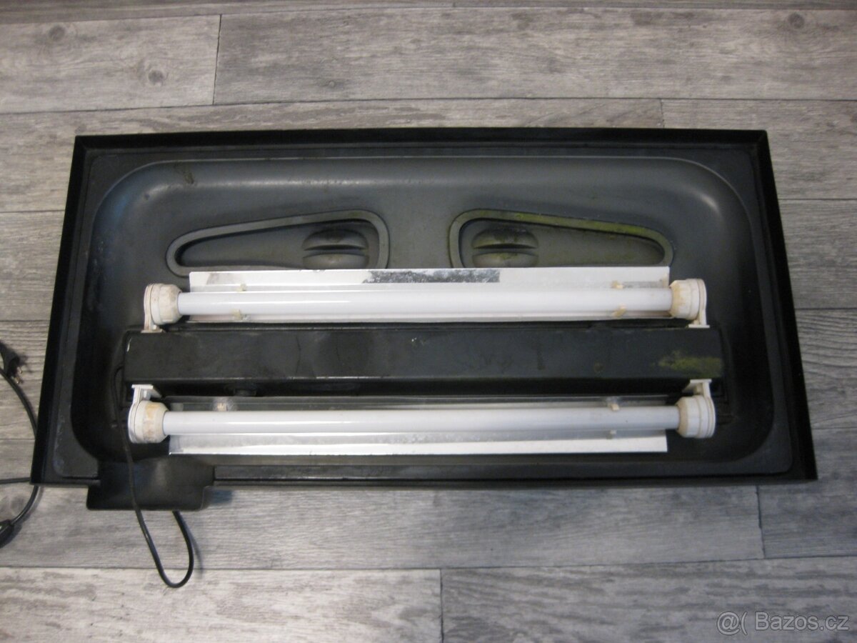 Akvarijní kryt 80x40 vč. osvětlení 2x20w T8 - 3