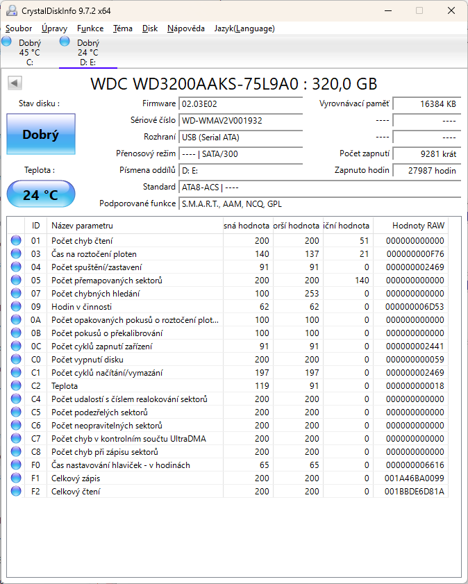 Různé 2,5"/3,5" SATA HDD 320-500GB - 3
