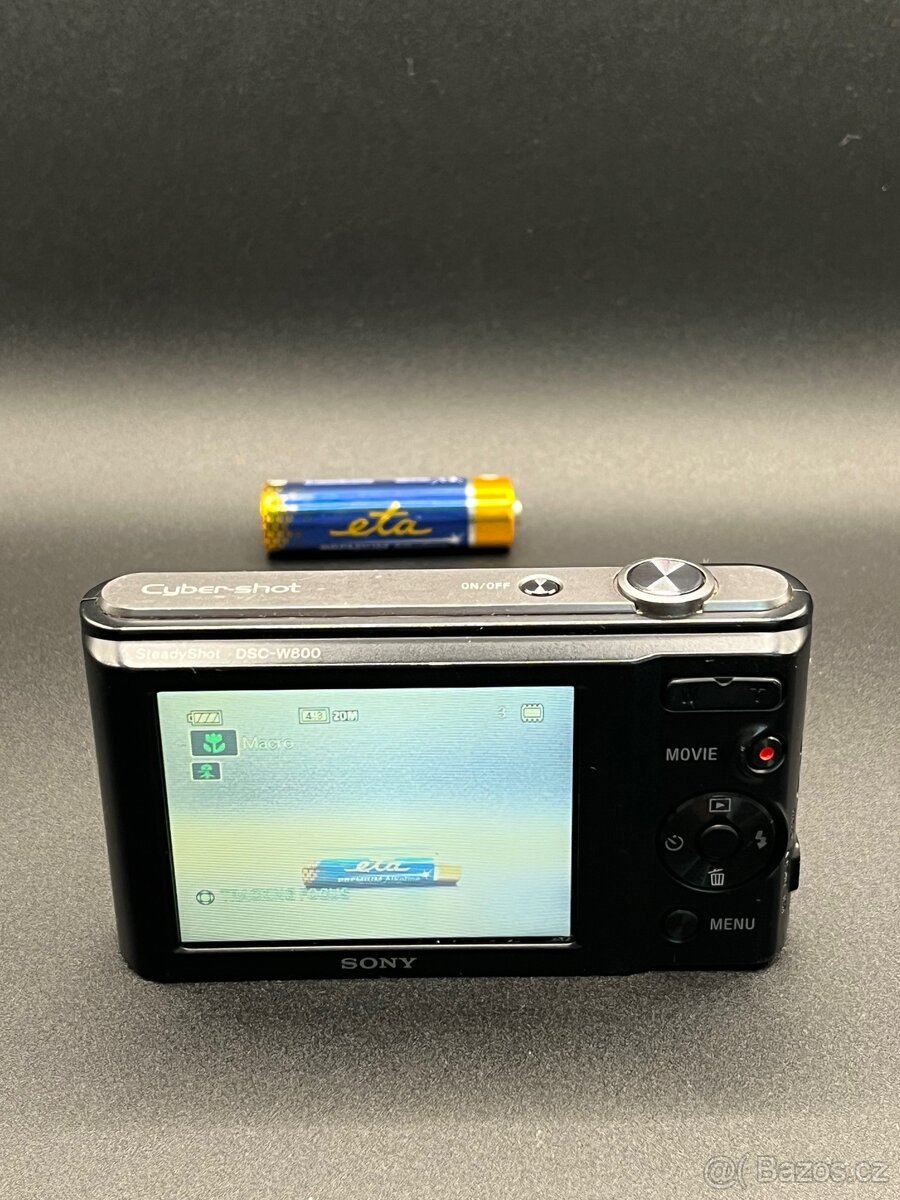Sony Cyber-shot DSC-W800 – černý - 3