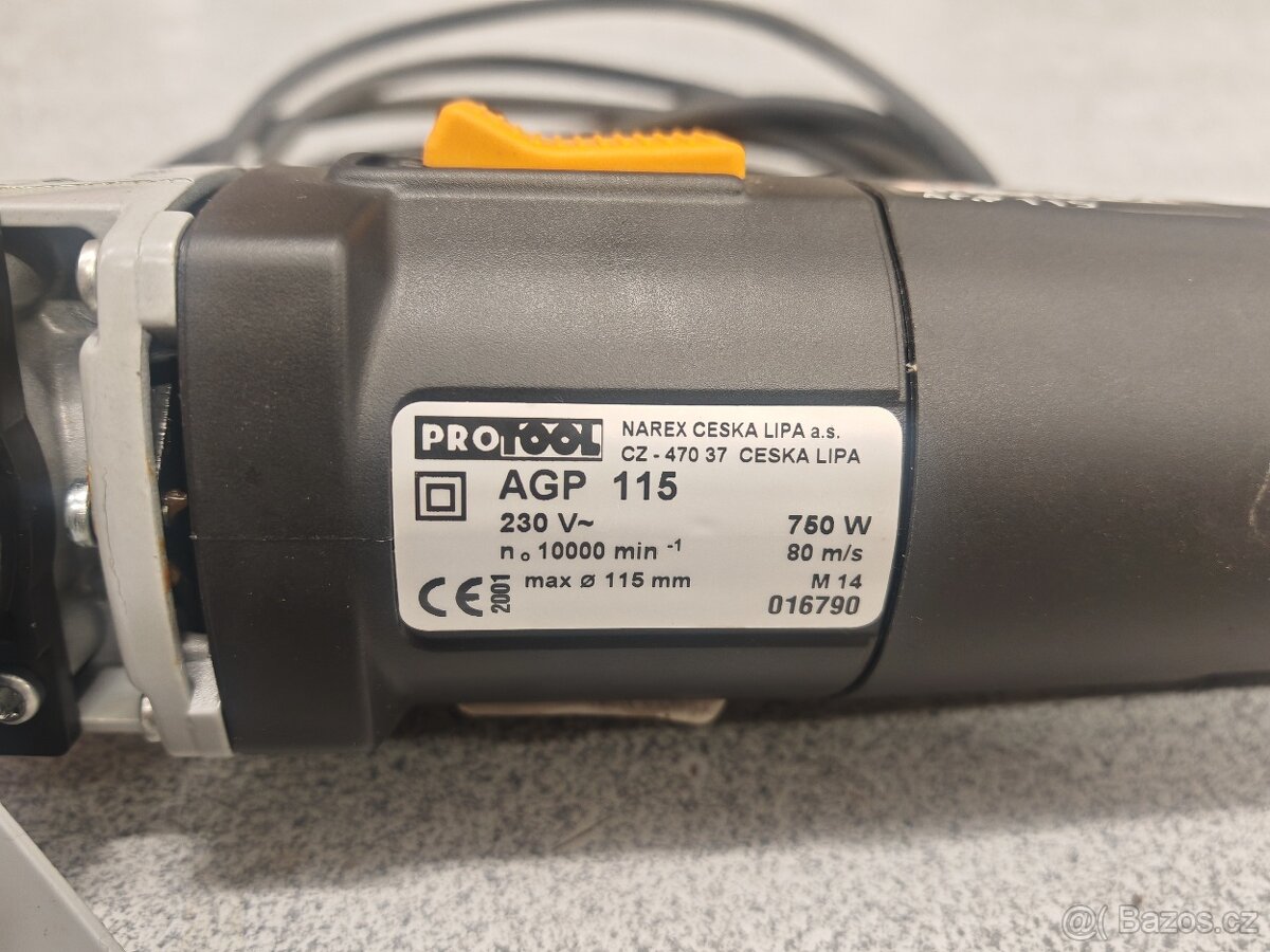 Úhlová bruska Protool AGP 115 – nová - 3