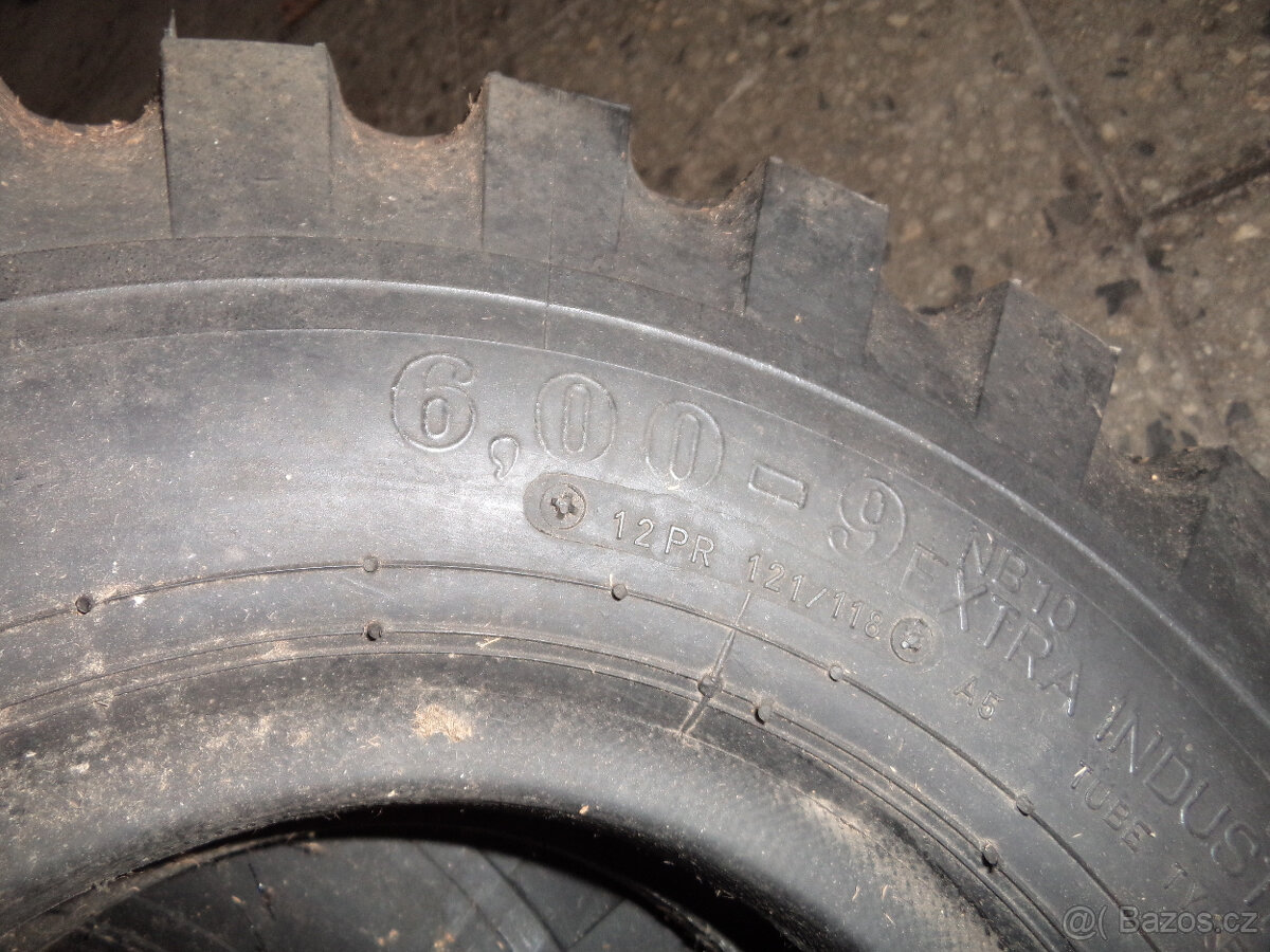 Pneu VZV 6 00-9 Barum - 3