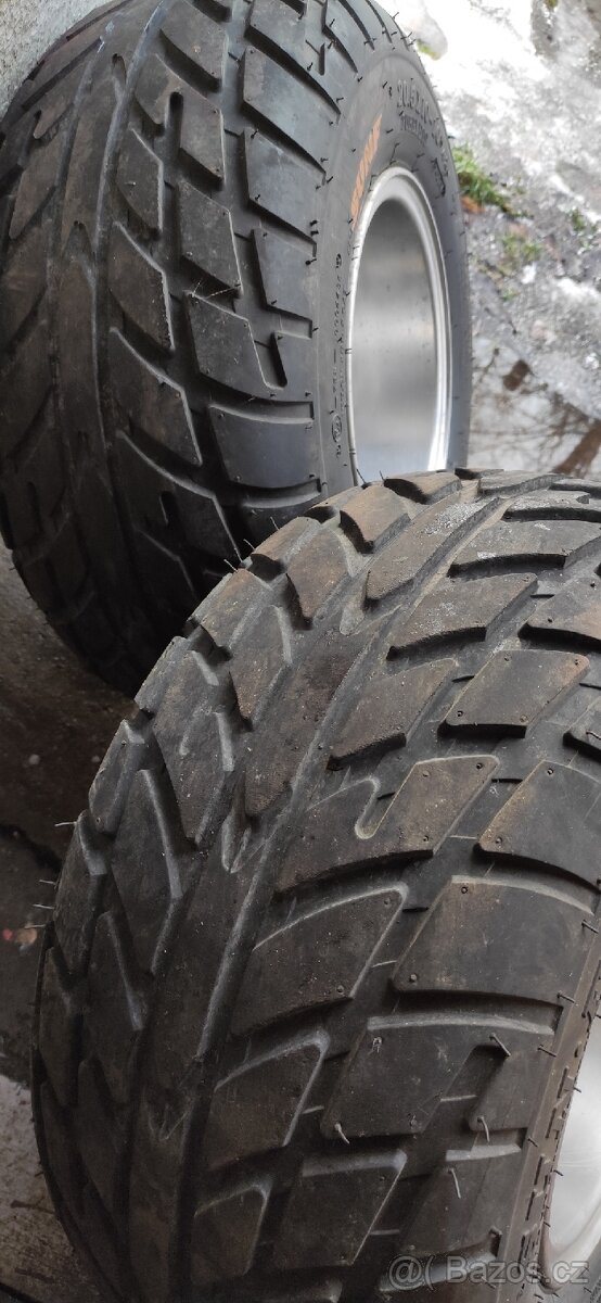 2ks ALU 4x110-10" s pneu