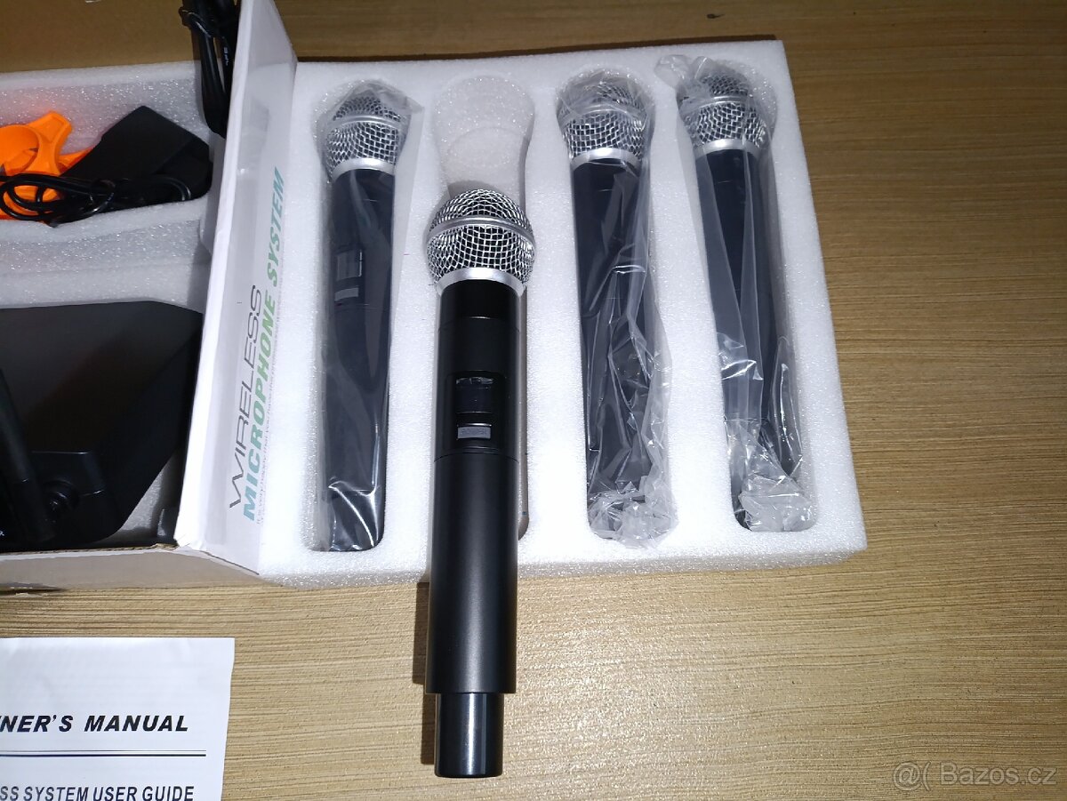 Nová sada 4 ks bezdrát + přijimač - 3