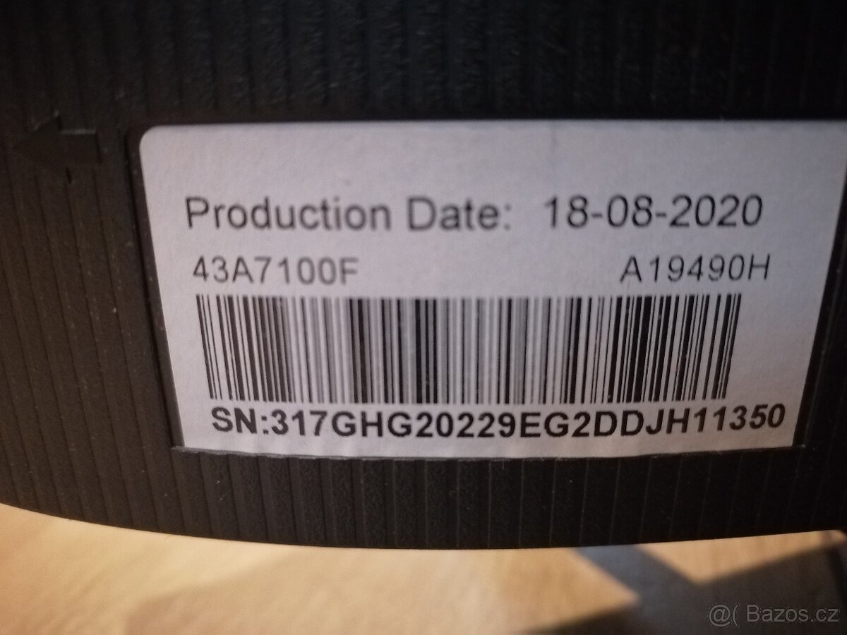 LCD TV Hisense 4k 43 - 3