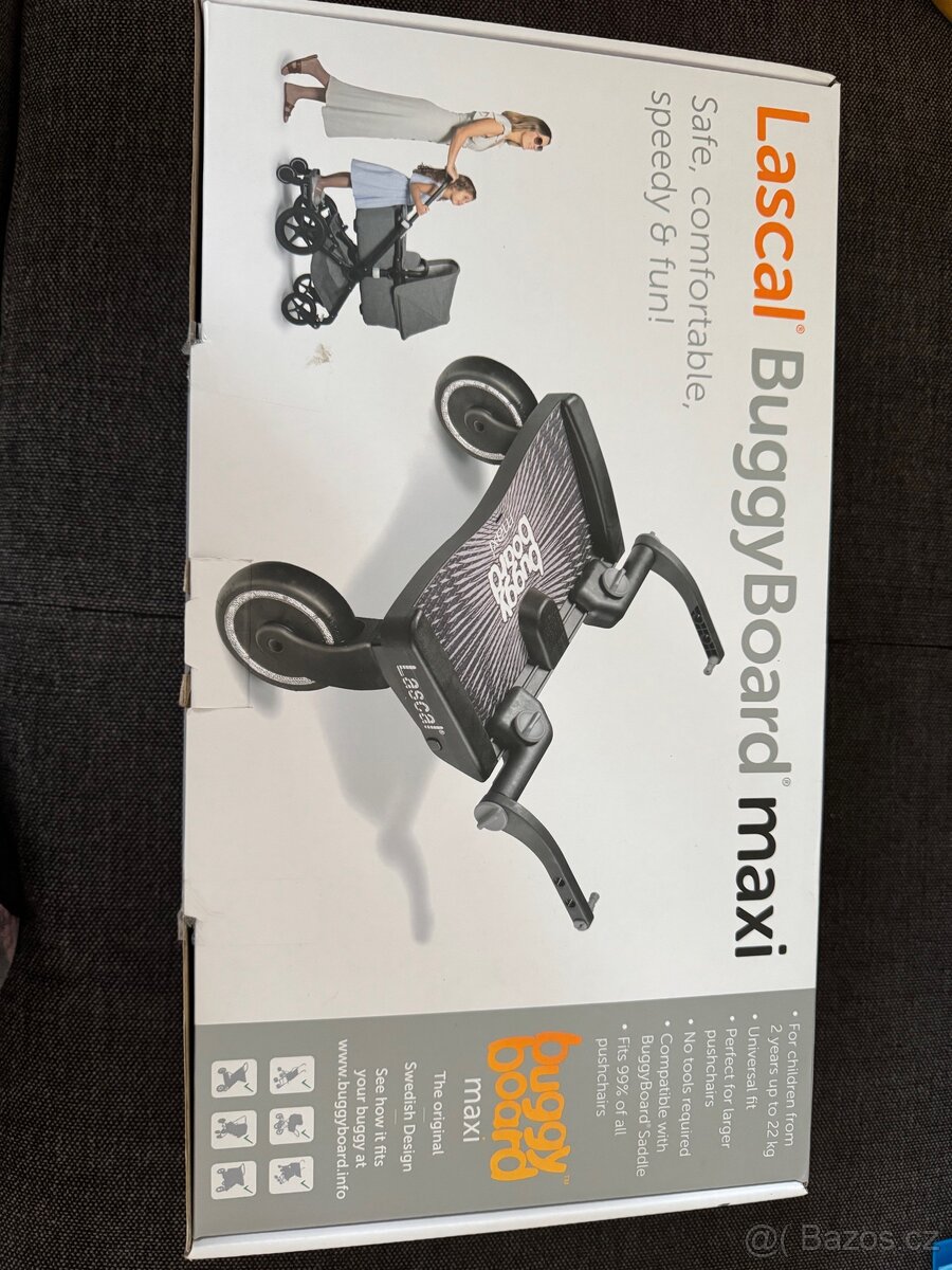 Lascal Buggy board maxi - stupátko ke kočárku - 3