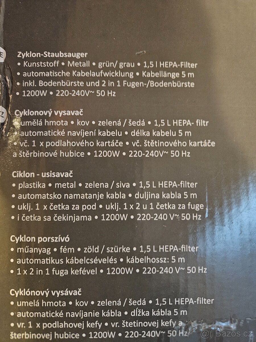 Vysavač nový bezsáčkový - 3