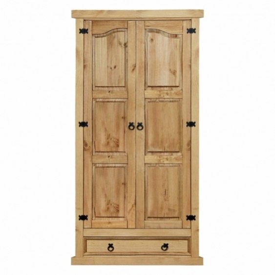 Dřevěná skříň 2dveřová CORONA vosk 162820 - 3