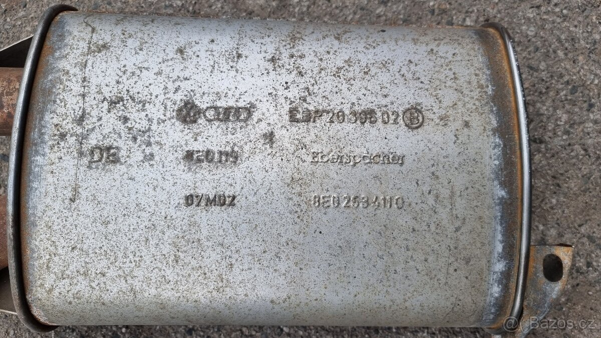 Superb 1 1.9Tdi výfuk 8E0253611BD, 8E0253411C - 3