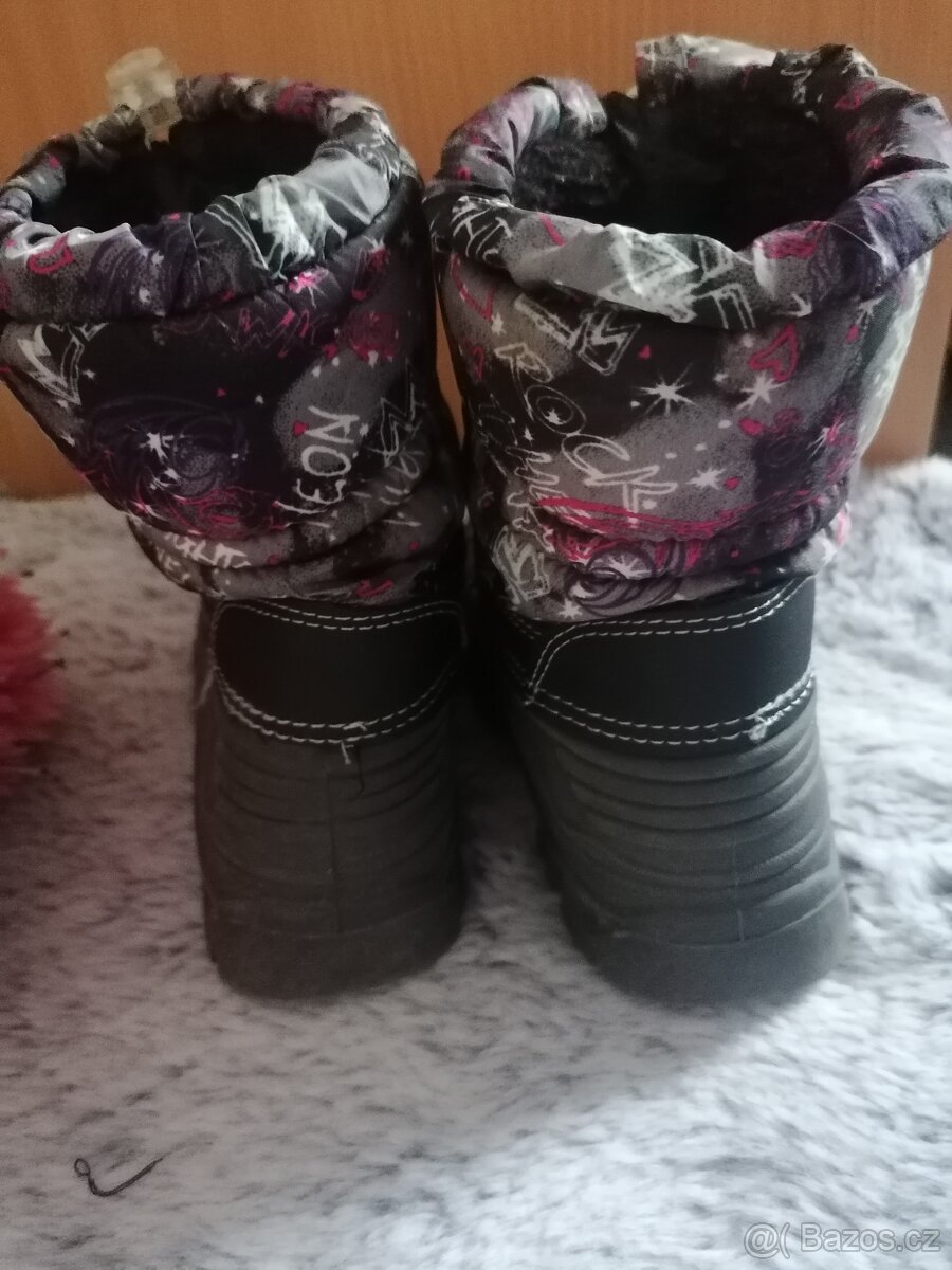 Dětská zimní obuv - gumáky - 3