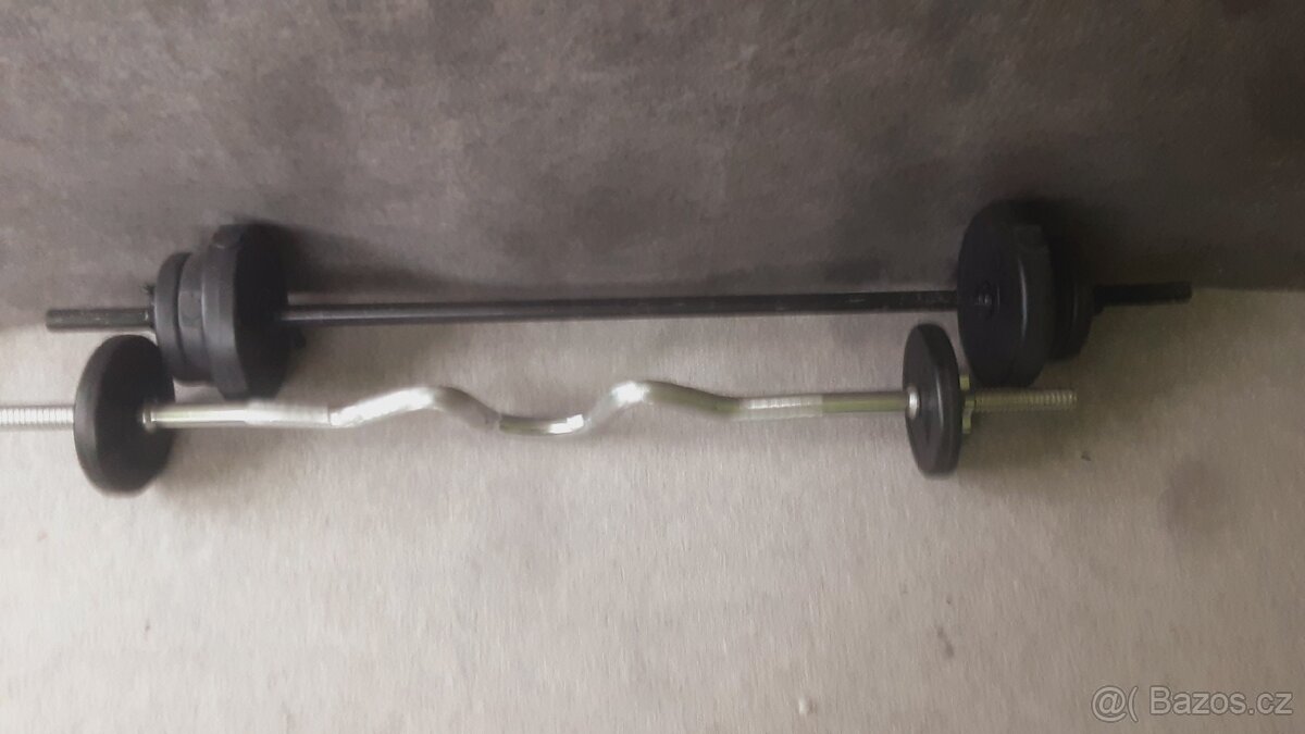 Lavice bench press polohovací Plus osy plus závaží - 3