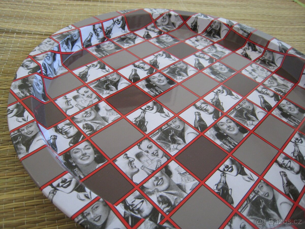 Nový plechový podnos s retro motivem Coca Cola Company - 3