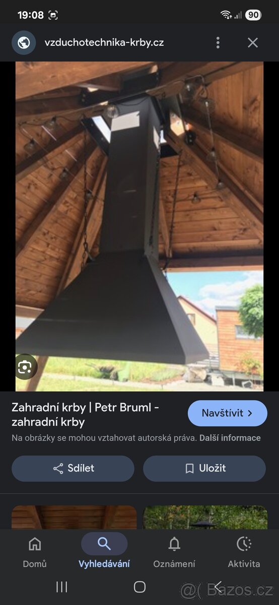 Komín nad otevreny oheň - 3