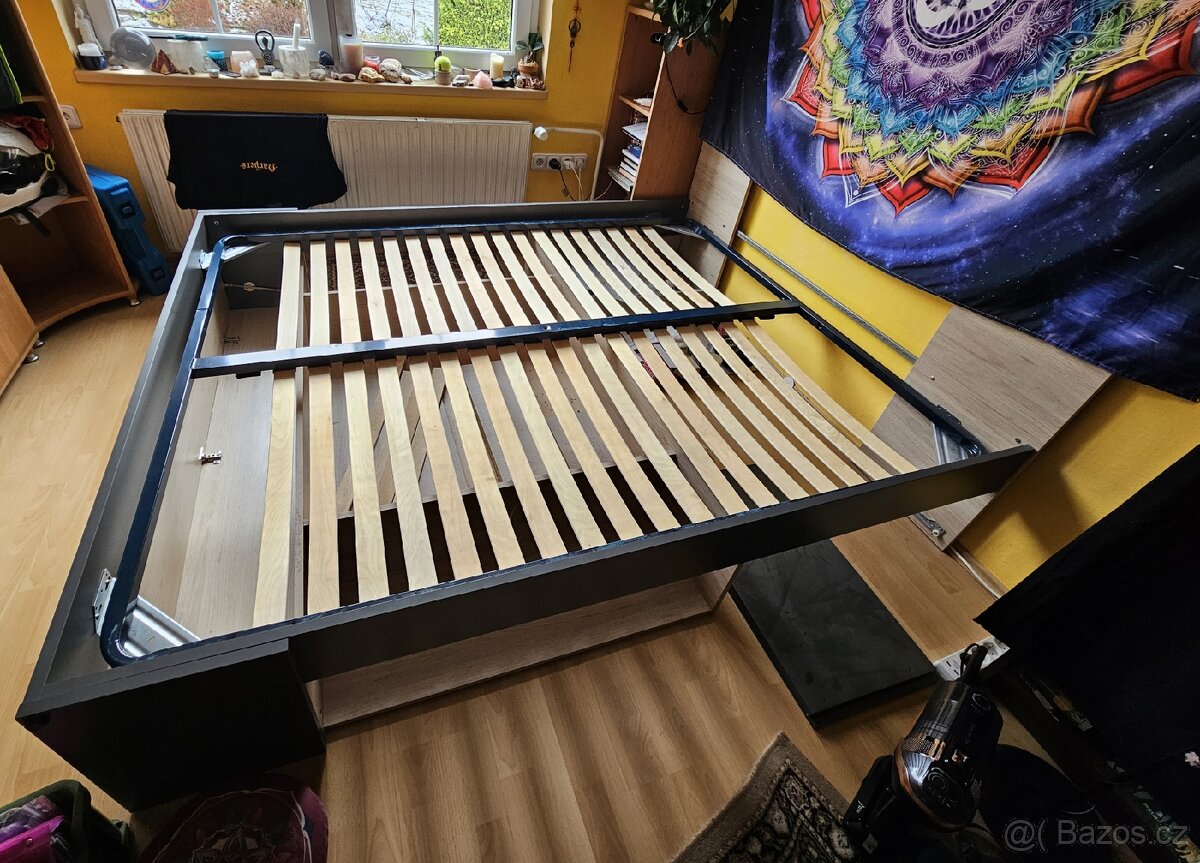 Manželská postel 200x160 s úložným prostorem - 3