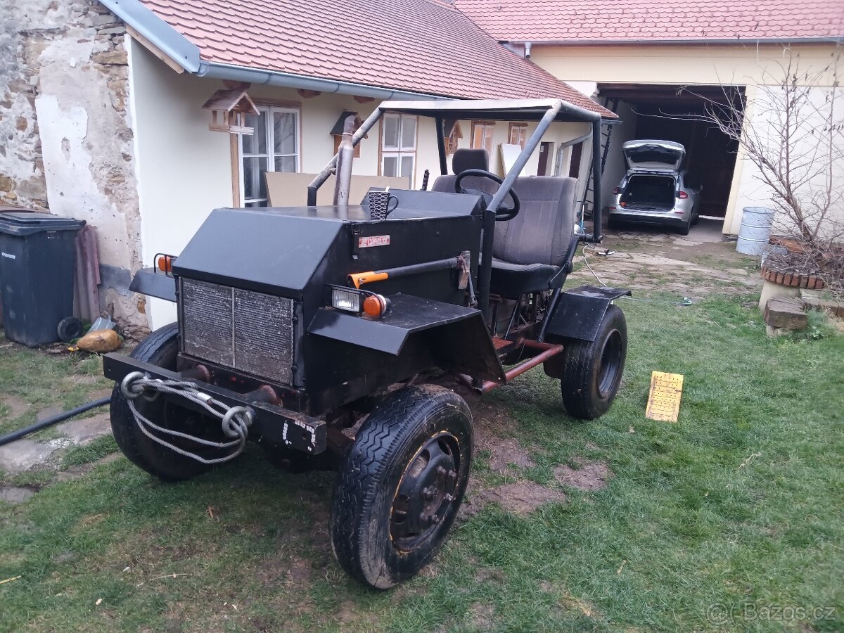 Traktor domácí výroby 4x4 - 3