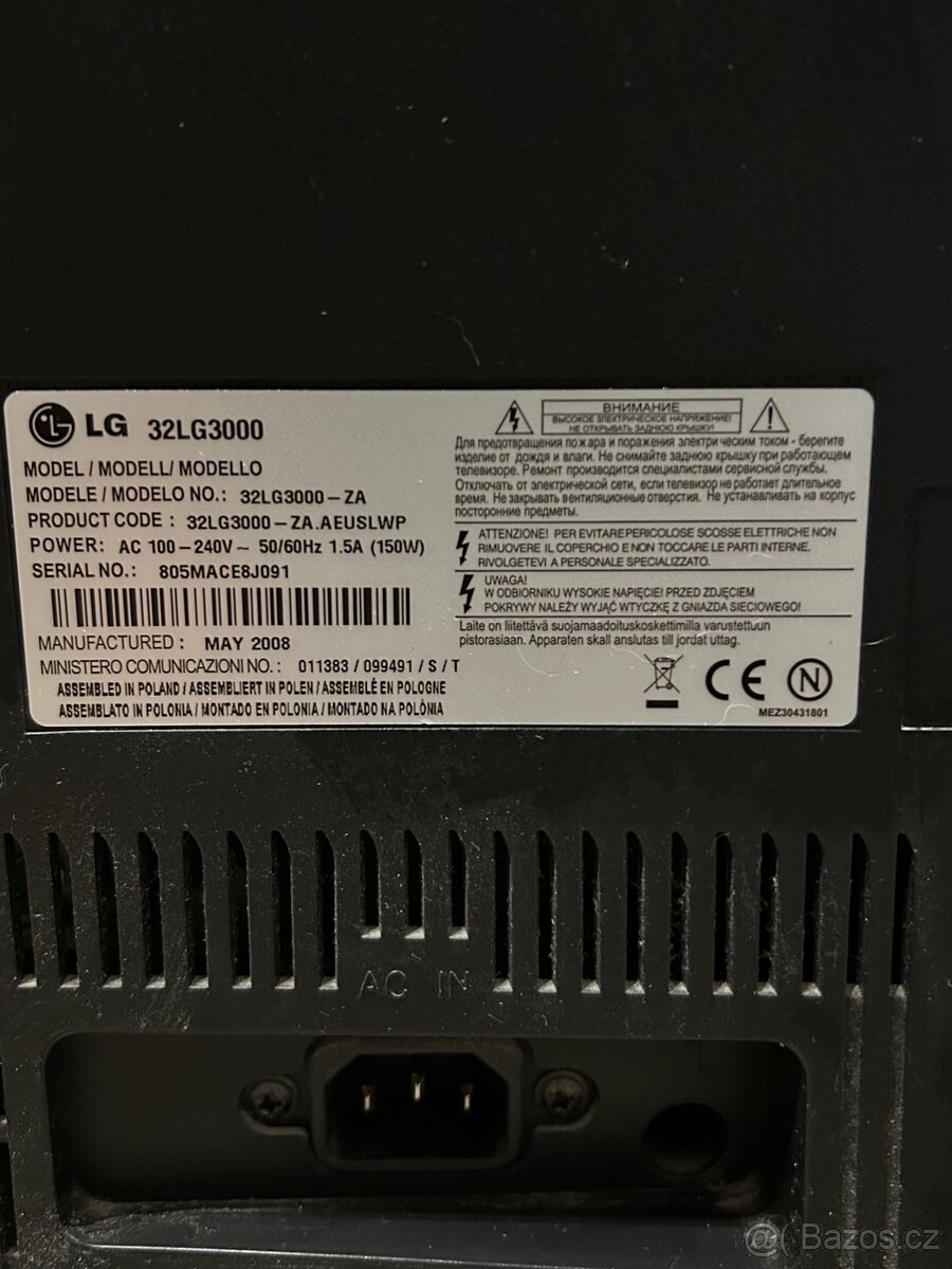 Televize LG uhlopříčka 32 palců - 3