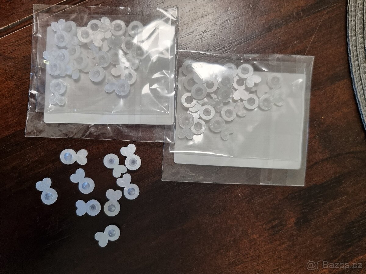 Silikonové podpěry pro těžké náušnice - 25 ks - 3