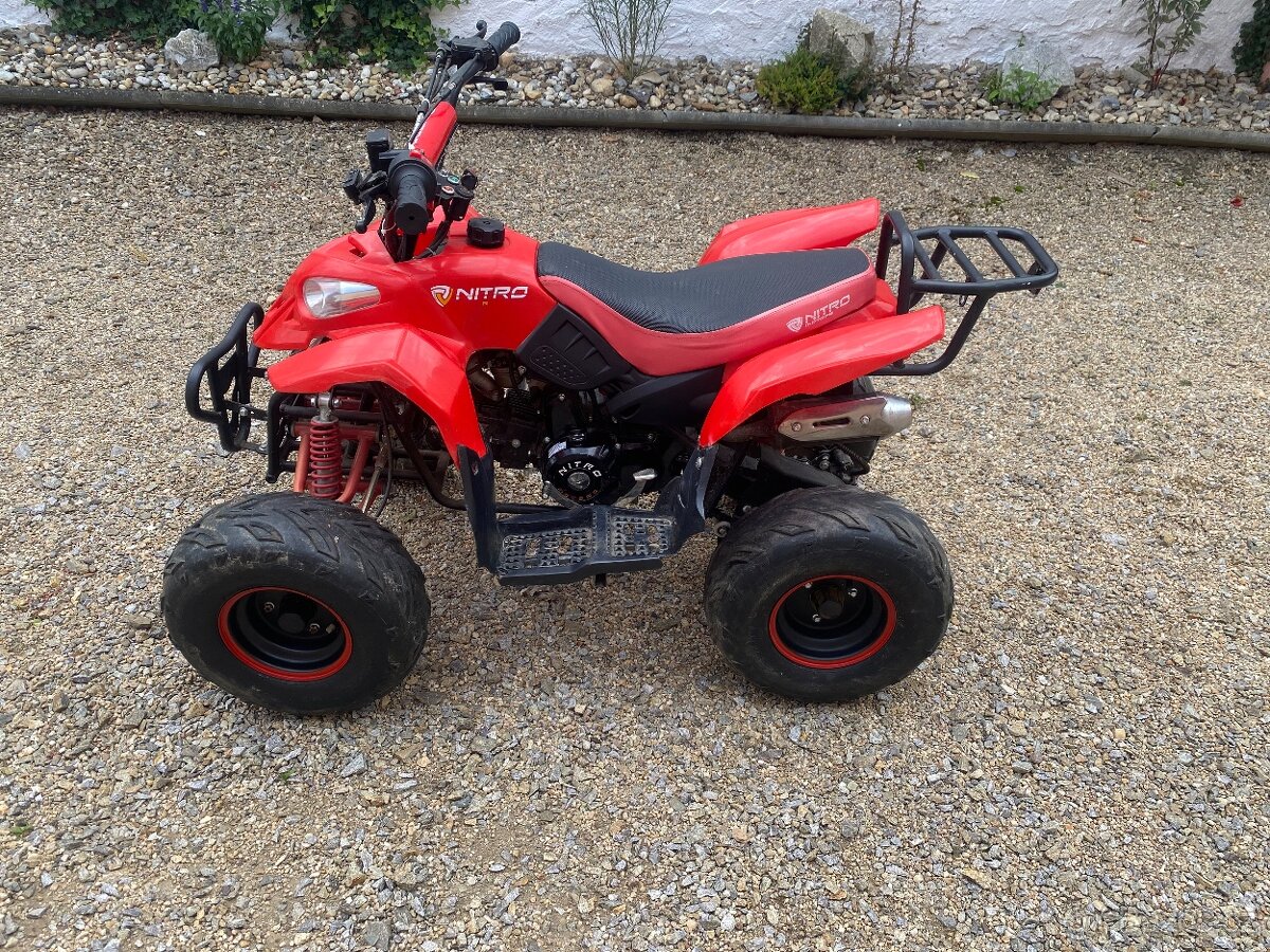Čtyřkolka ATV 125E plně funkční Poř cena 20.000,-