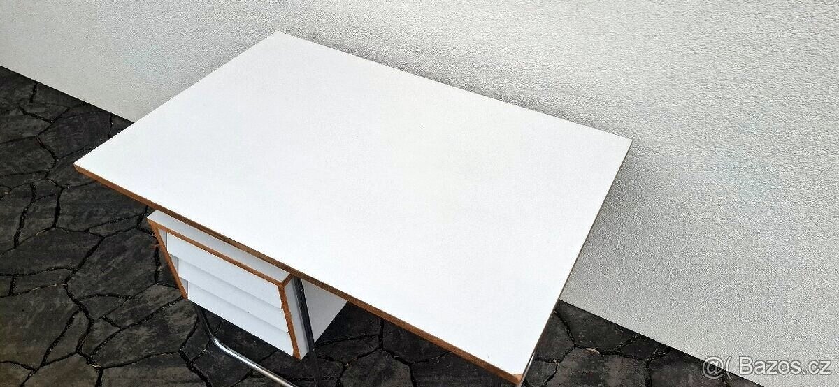 Chromovaný Retro pracovní stůl - 3