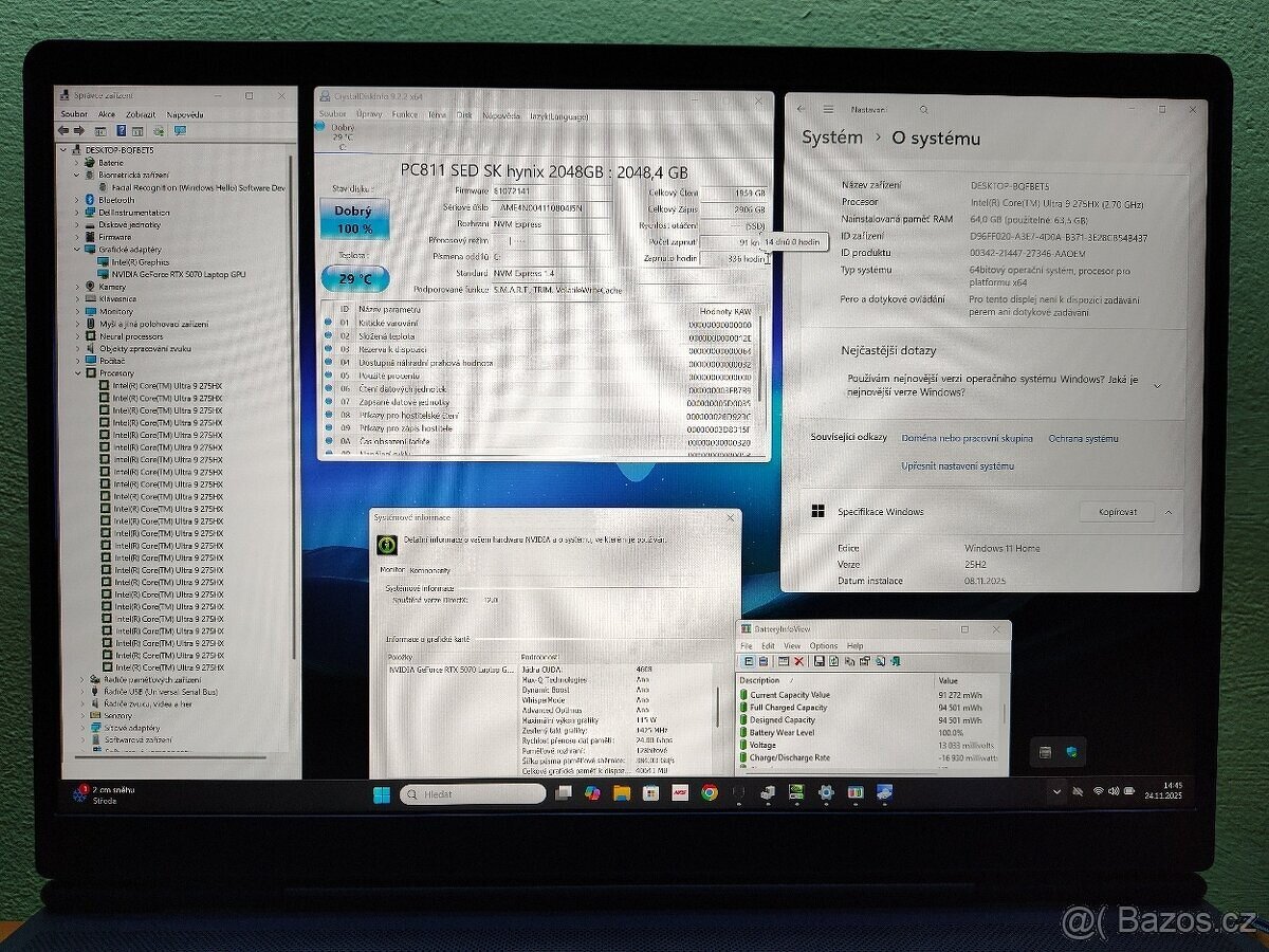 Alienware 16x,5070,Ultra9,64gb-RAM,QHD+,2TB- Top-ZÁRUKA - 3