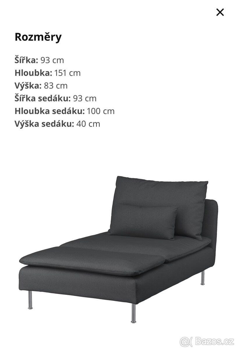 Lenoška - gauč Ikea - 3